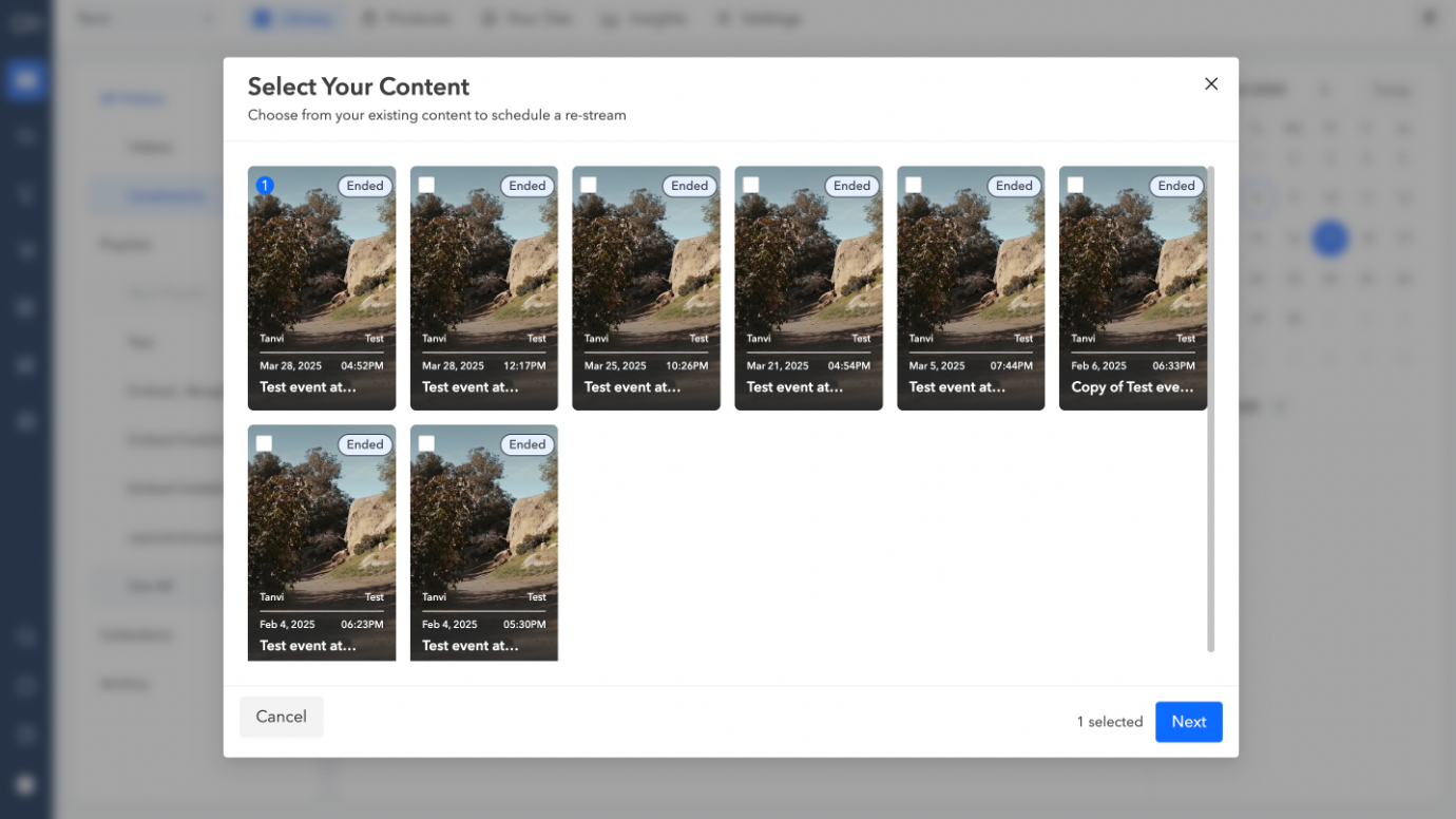 Smart restream scheduler1