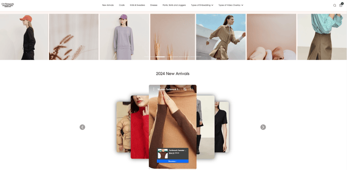Storyblock layout example