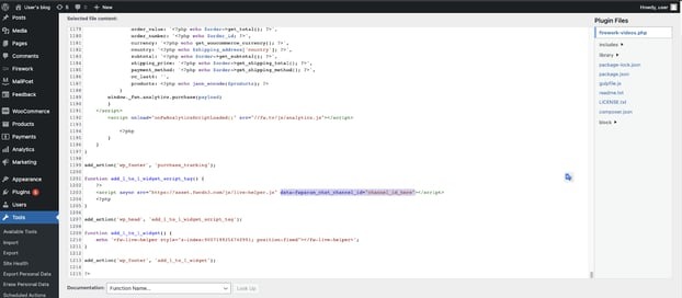 finding data param woocommerce
