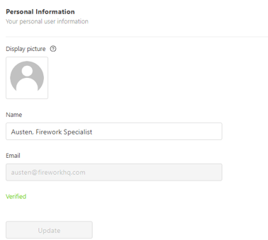 setup profile image
