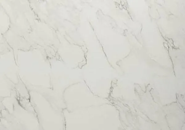Marble-like wall swatch featuring a light palette with elegant touches.