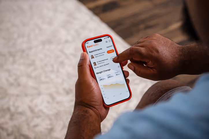 Form Health app interface on phone