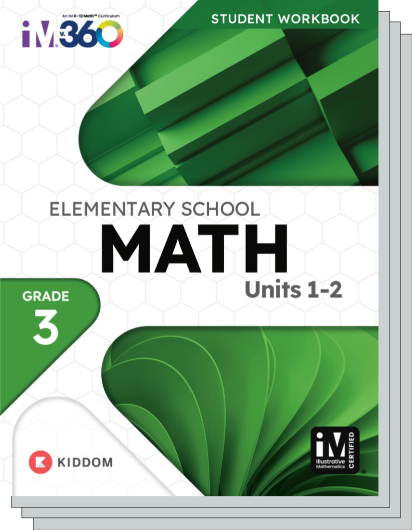 Kiddom IMv360 Grade 3 Math Book Cover