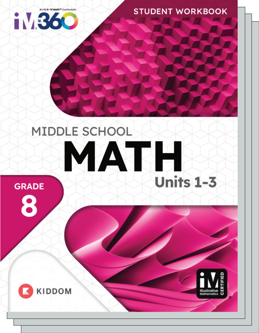 Kiddom IMv360 Grade 8 Math Book Cover