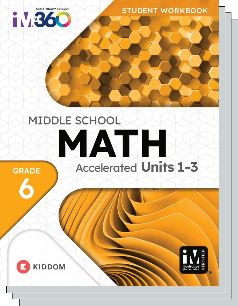 Kiddom IMv360 Grade 6 Accelerated Math Book Cover