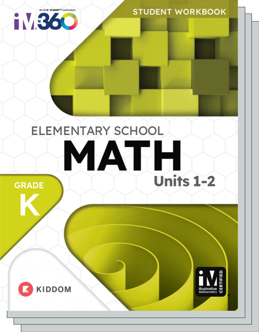 Kiddom IMv360 Kindergarten Math Book Cover
