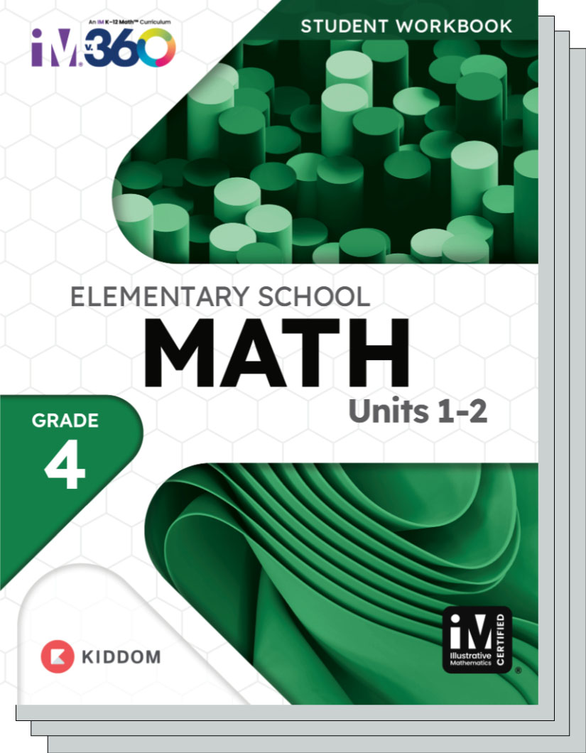 Kiddom IMv360 Grade 4 Math Book Cover