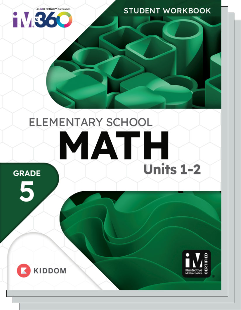 Kiddom IMv360 Grade 5 Math Book Cover