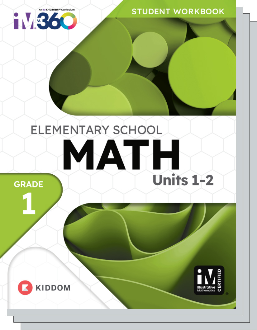 Kiddom IMv360 Grade 1 Math Book Cover