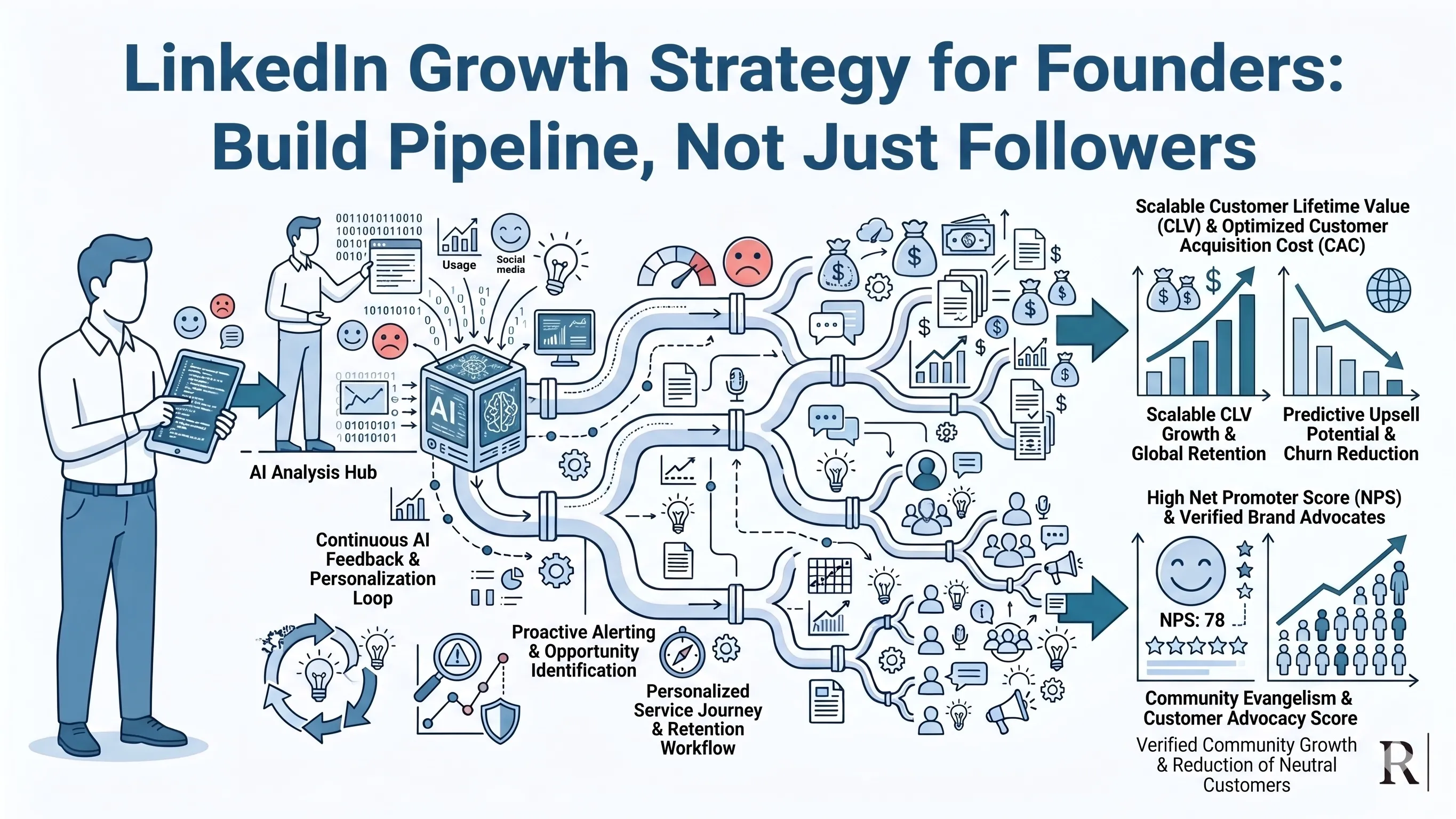 LinkedIn Growth Strategy for Founders: Build Pipeline, Not Just Followers