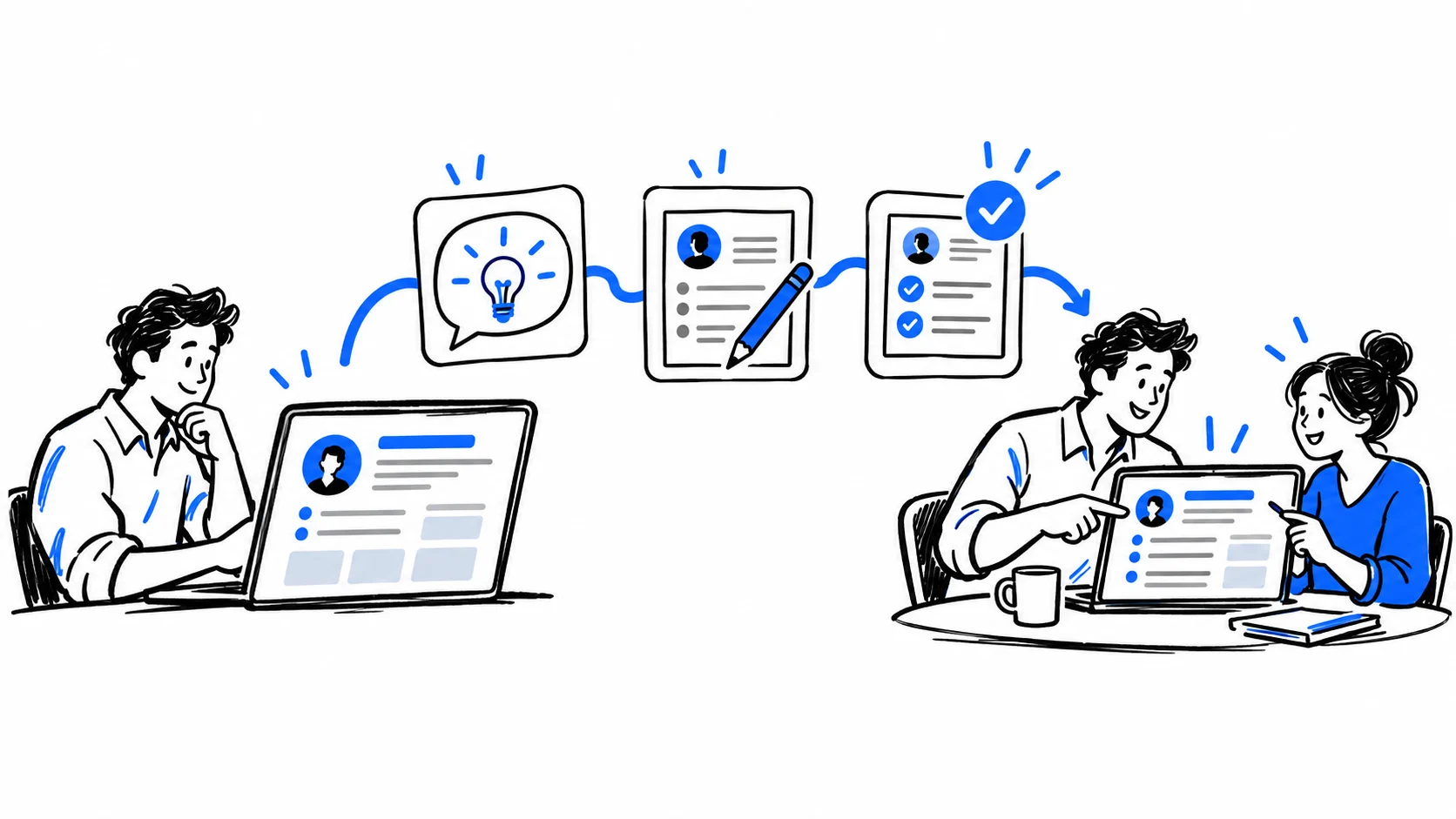 A profile-writing process turns founder expertise into an accurate professional profile.