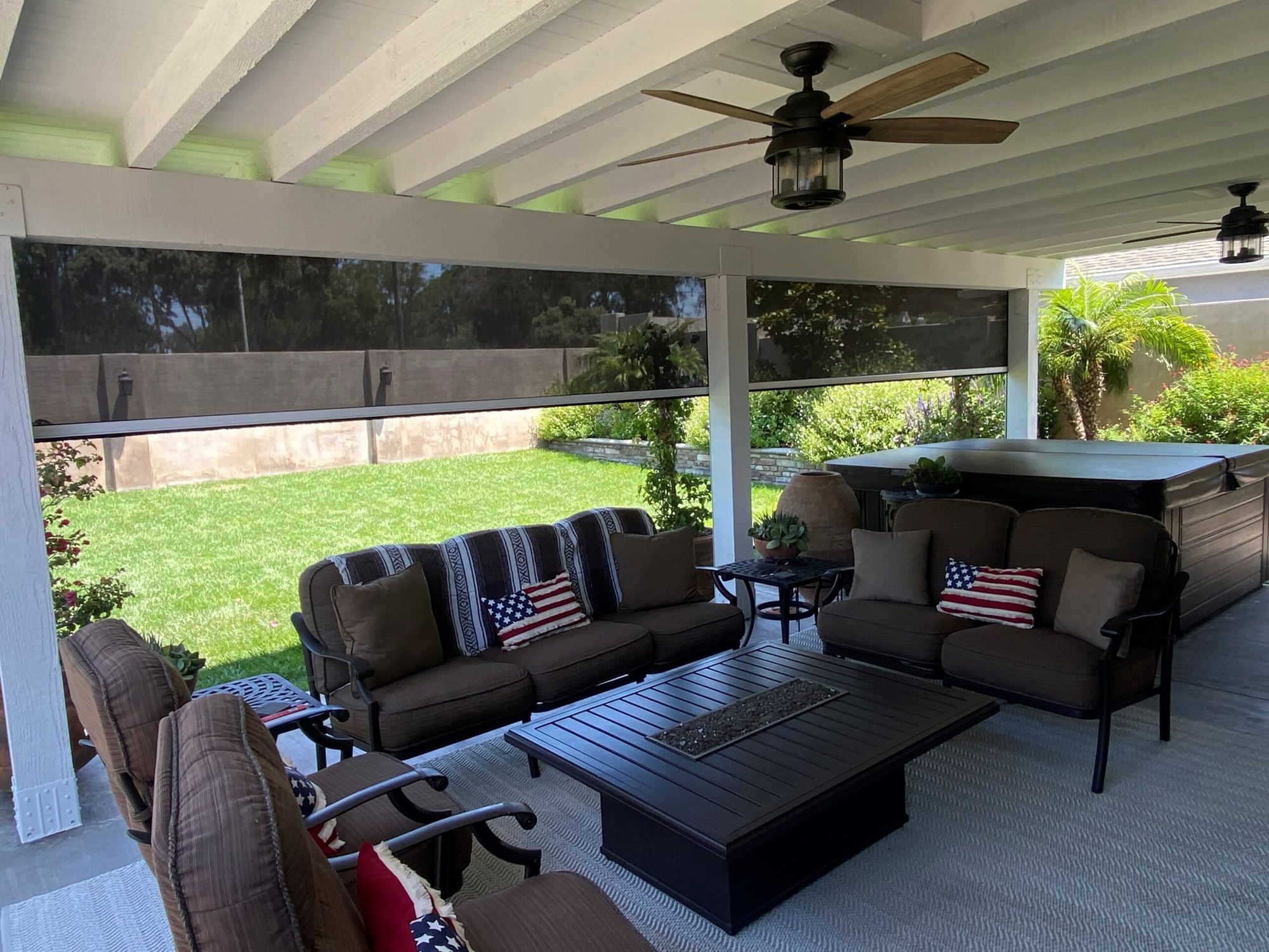 Motorized Screen Enclosures South County Window Coverings