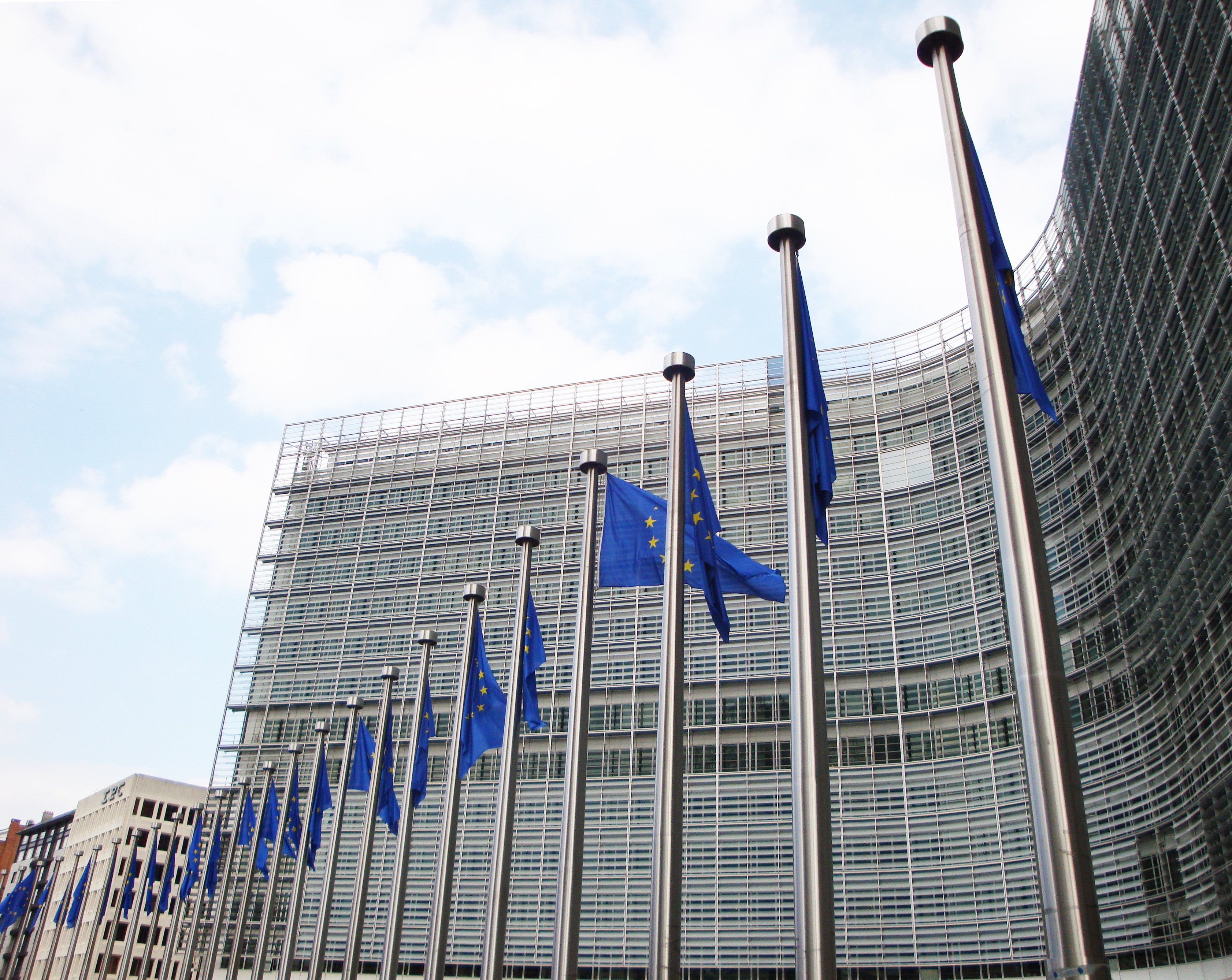 The European Commission's headquarters in Brussels, where the EU AI Act's Article 50 transparency rules are now enforced.