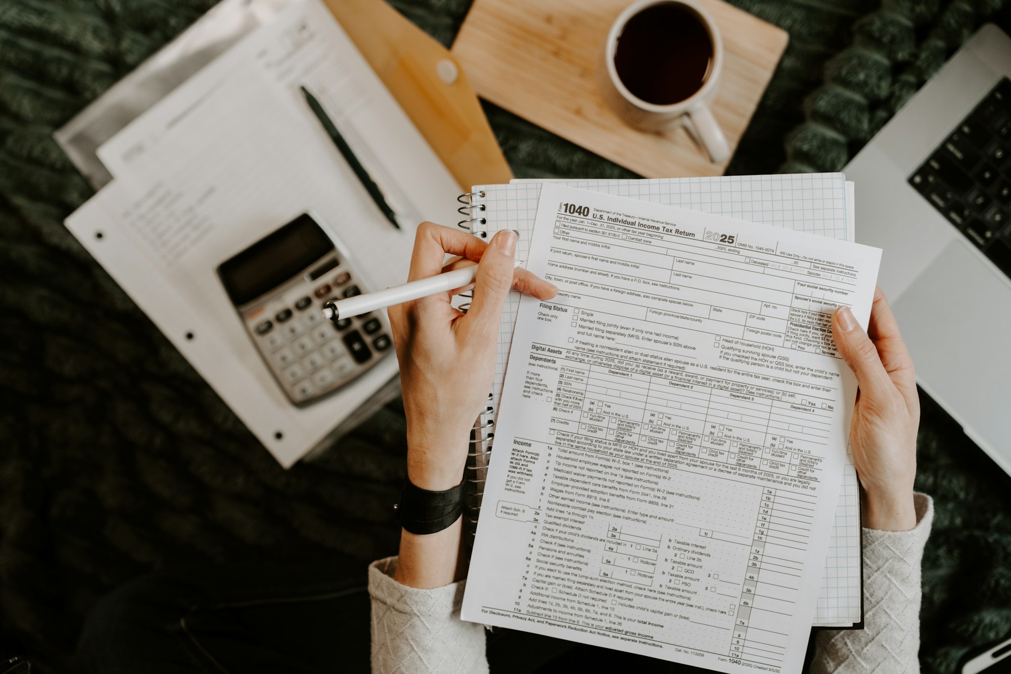 A business leader reviewing a decision at a desk, representing the line between AI drafting and AI acting