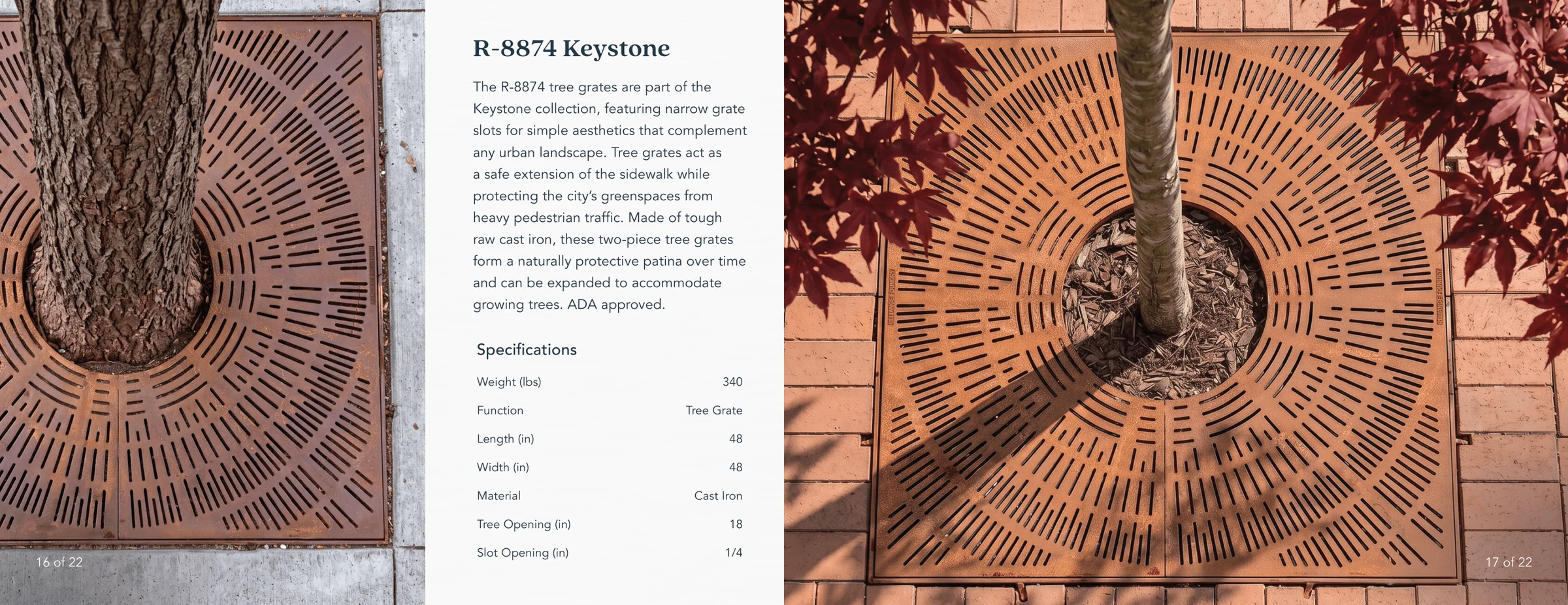 R-8874 Keystone spread with field photos and specifications