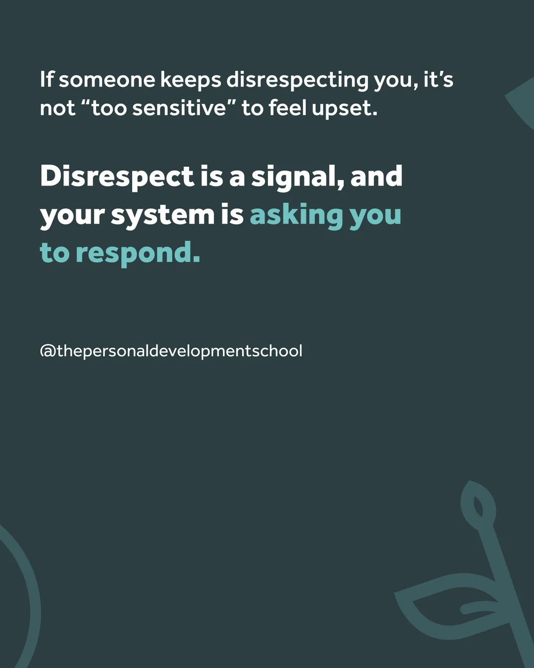 What to do when someone disrespects you, slide 2 of 5
