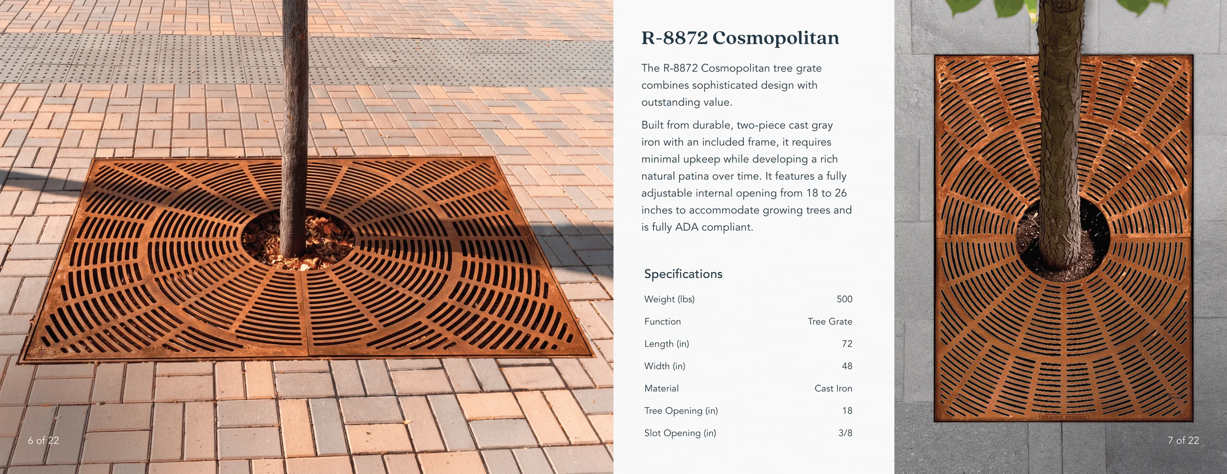 R-8872 Cosmopolitan spread with field photos and specifications