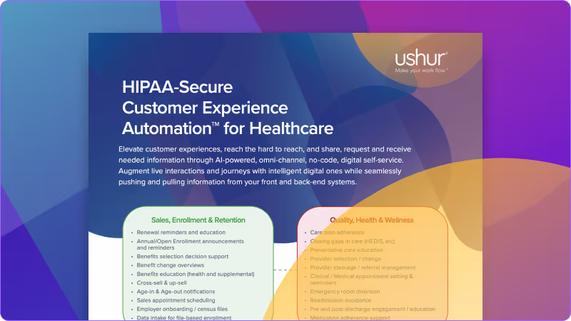 Ushur for Healthcare Overview