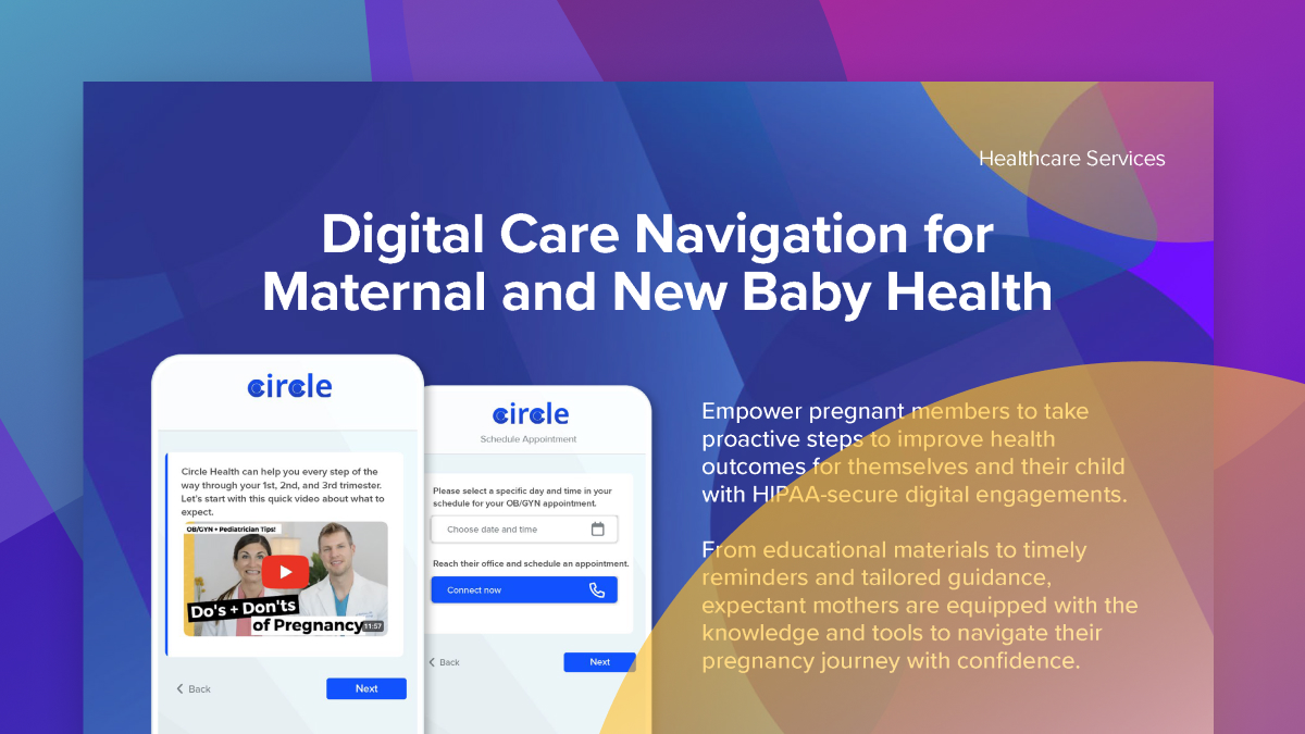 Digital Care Navigation for Maternal and New Baby Health