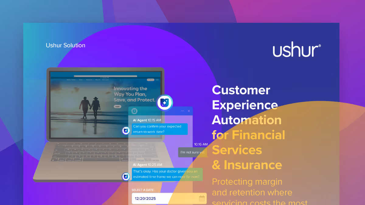 Customer Experience Automation for Financial Services & Insurance