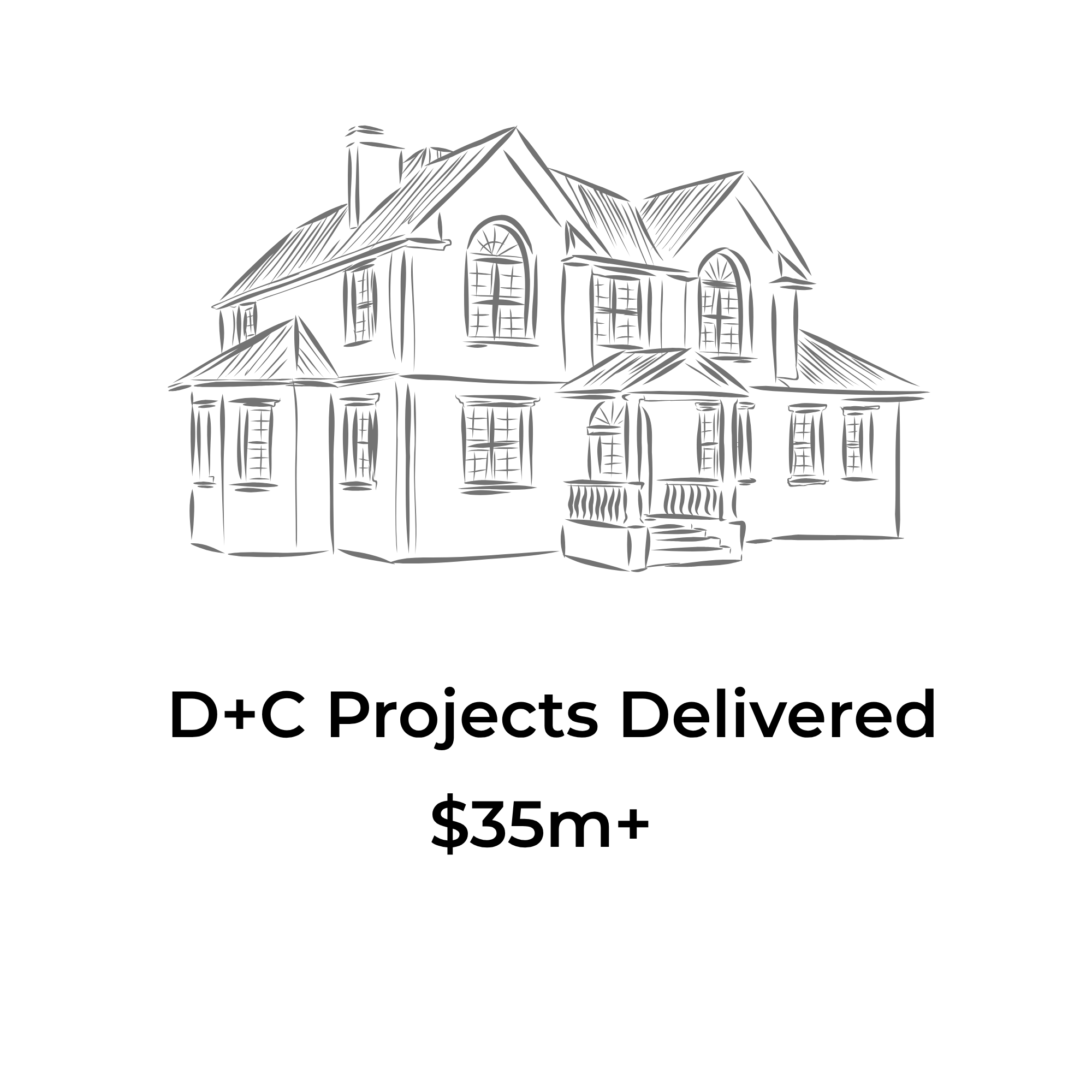 Design & Construction Projects Delivered = $35m+