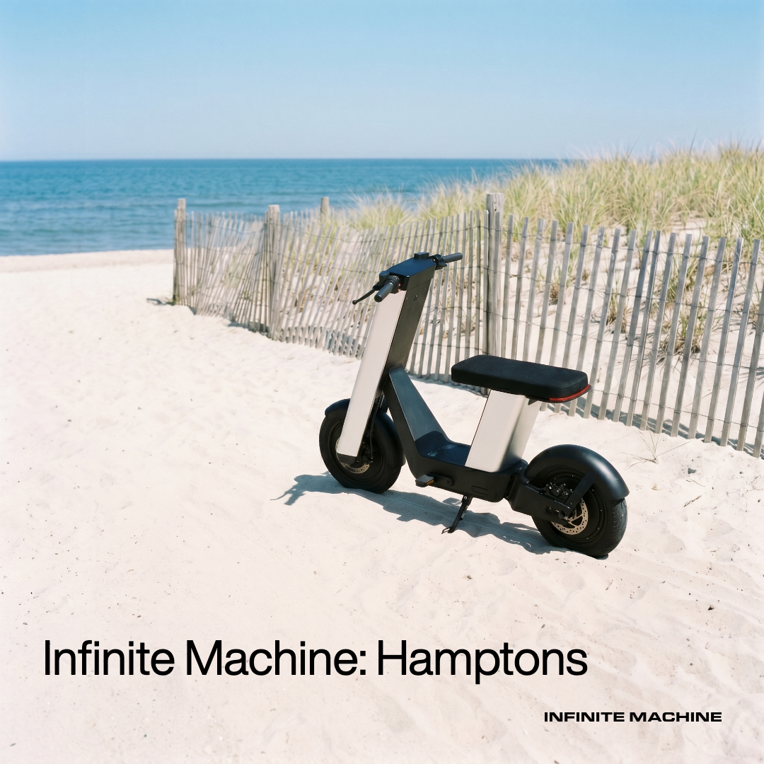 Infinite Machine In Motion event poster — rider on Olto in Meatpacking