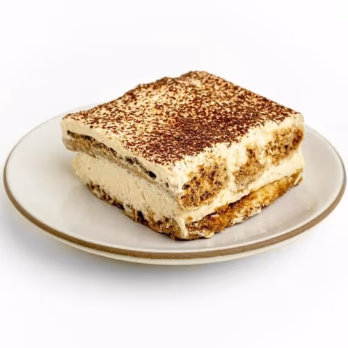 Classic tiramisu dessert offered as part of a workplace meal benefit