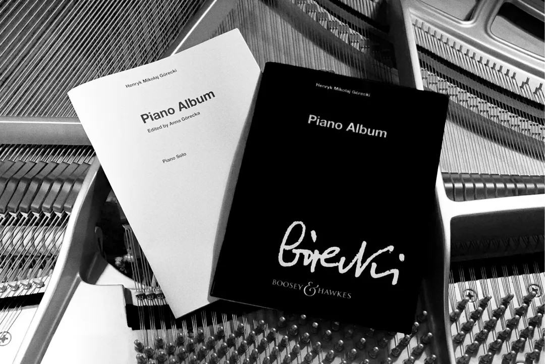 Górecki. Piano album - okładki publikacji.