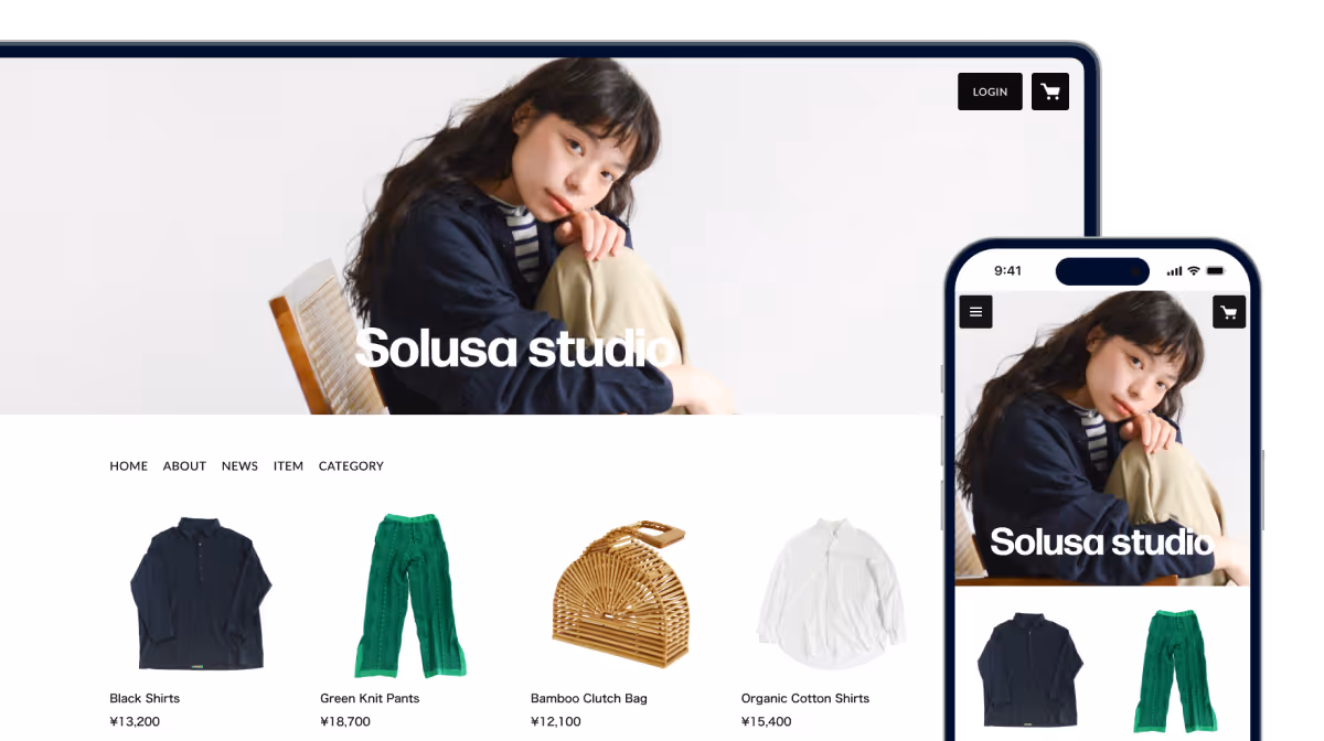 STORES EC UI画面