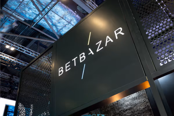 Logo on bespoke exhibition stand