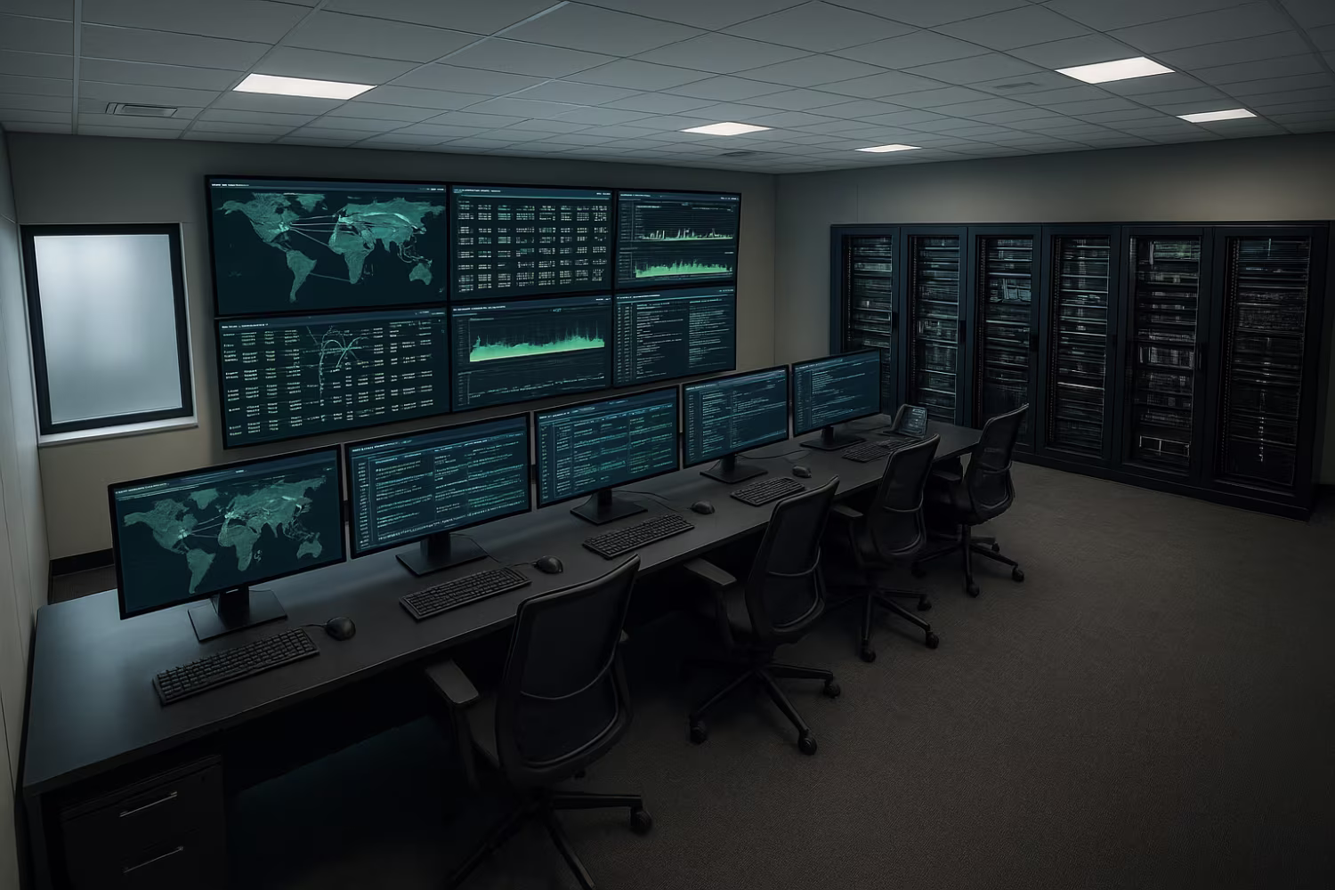 Modern secured network control room