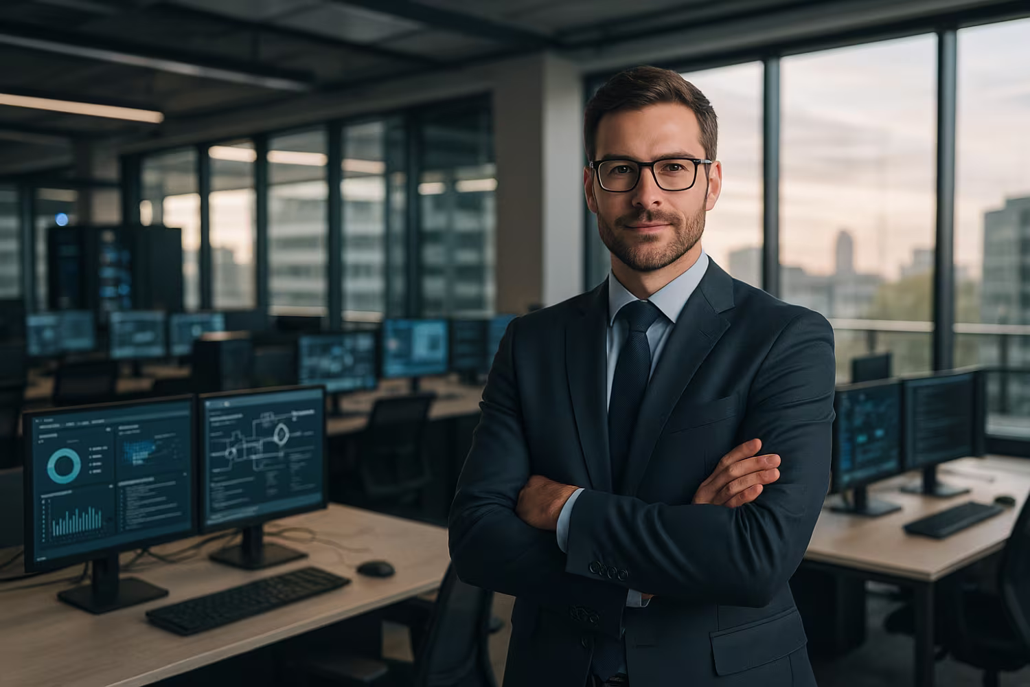 Professional utilizing managed IT services benefits