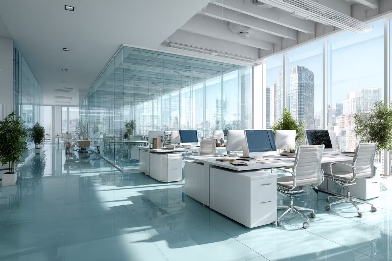 Modern office showcasing IT outsourcing benefits