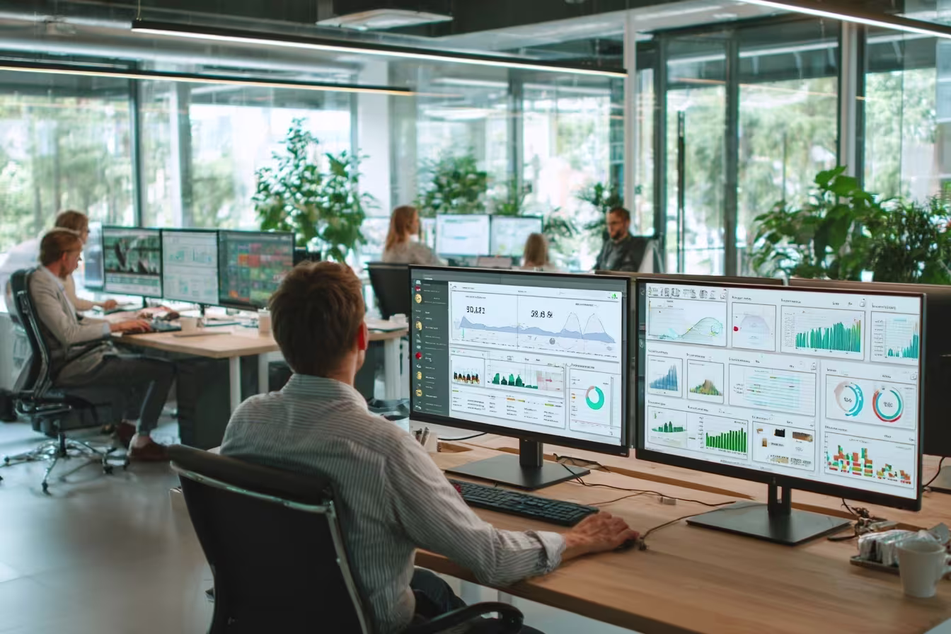 Diverse team discussing ITIL framework