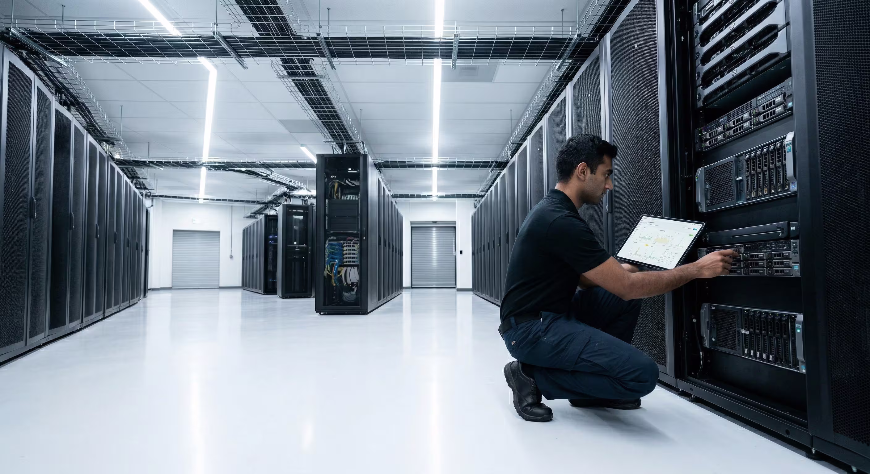 Illuminated server room, server monitoring best practices