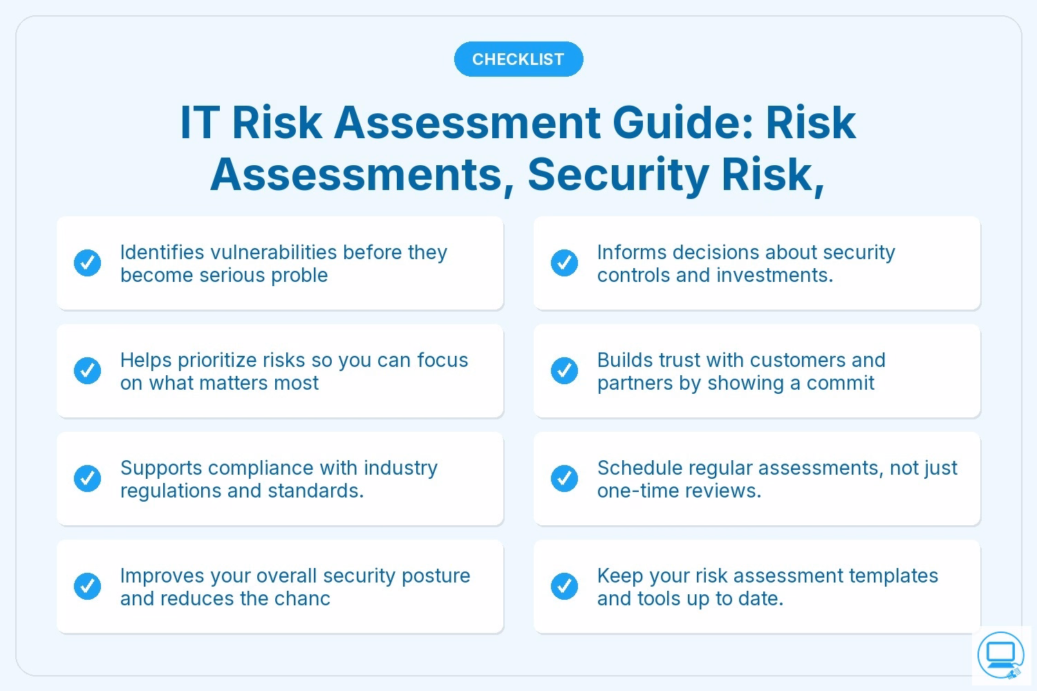 IT Risk Assessment Guide: Risk Assessments, Security Risk,
