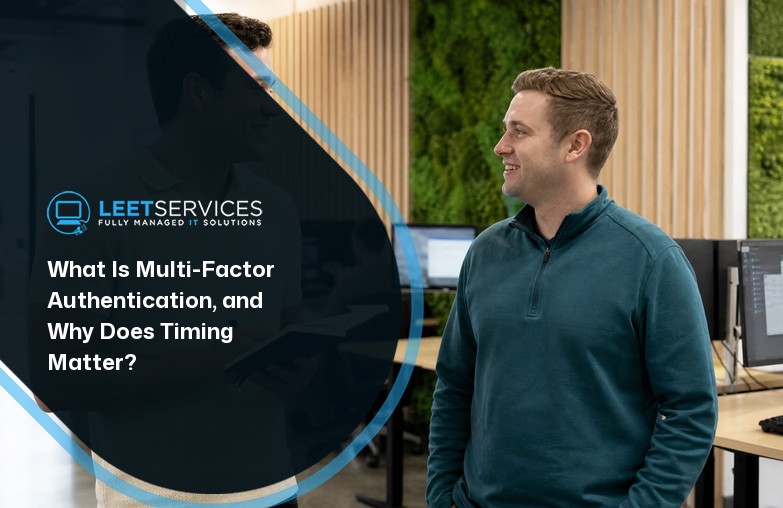 Multi-factor authentication explained with a focus on timing.