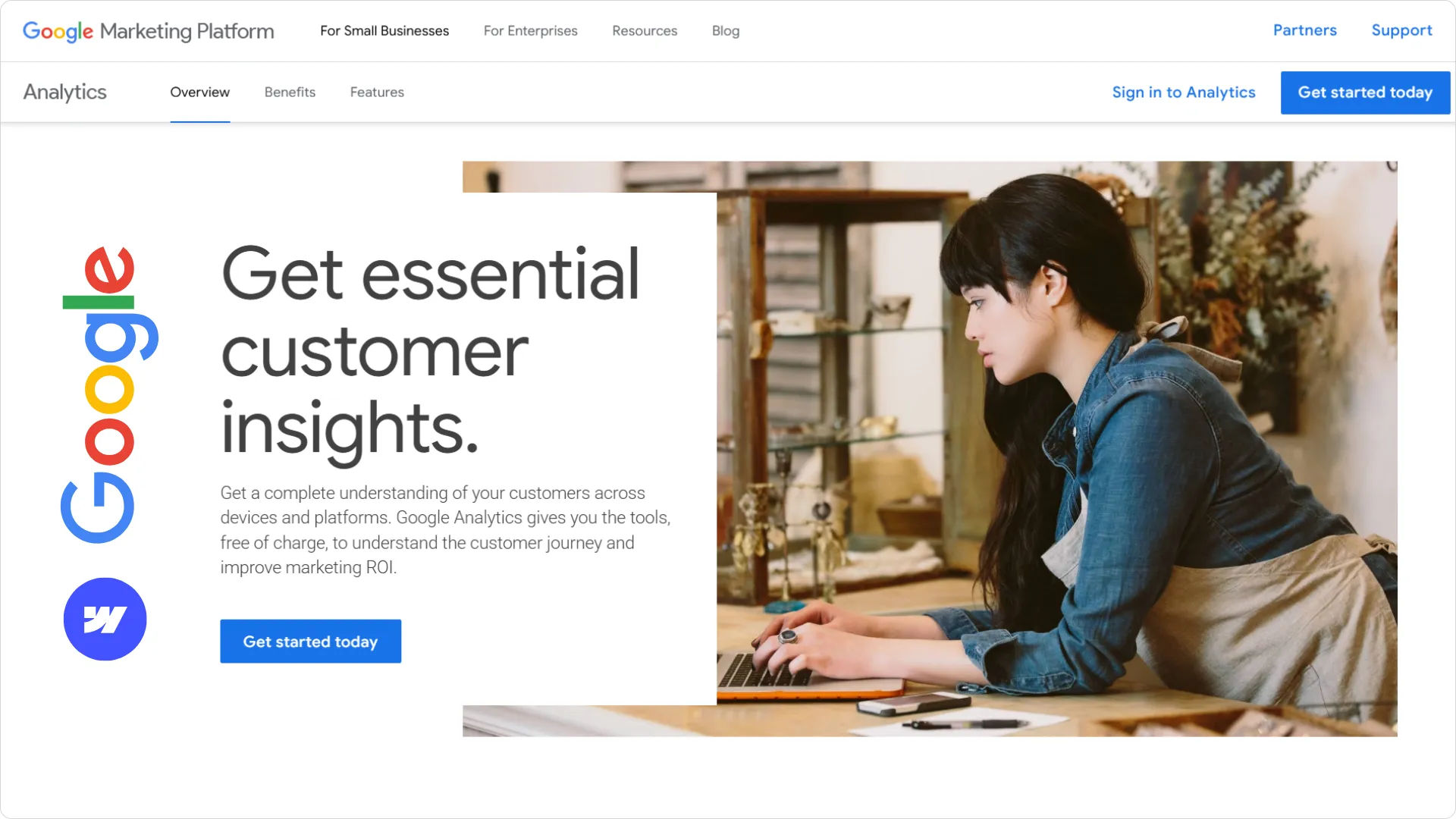 Webflow templates + Google Analytics: How to measure your website's performance