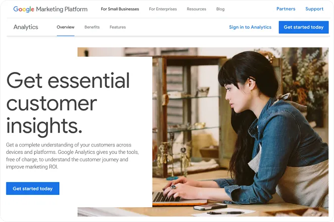Webflow templates + Google Analytics: How to measure your website's performance