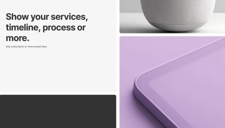 Webflow free animated cloneable - 2-Column grid scrolling animation for features, process, timeline