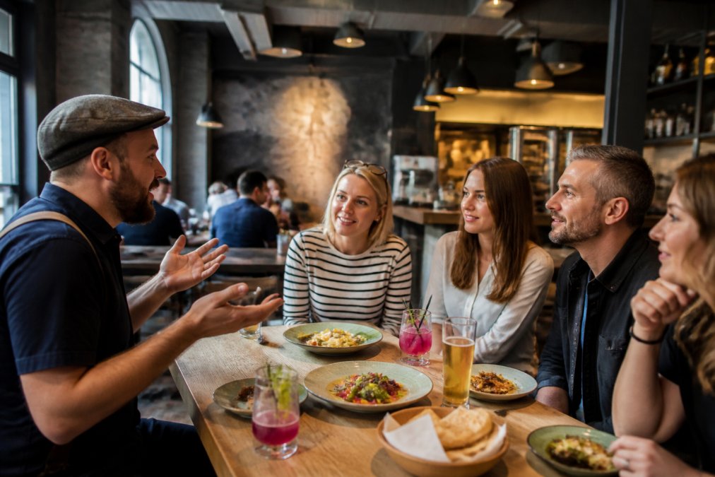 Visual roadmap for Manchester for what to expect on food tours
