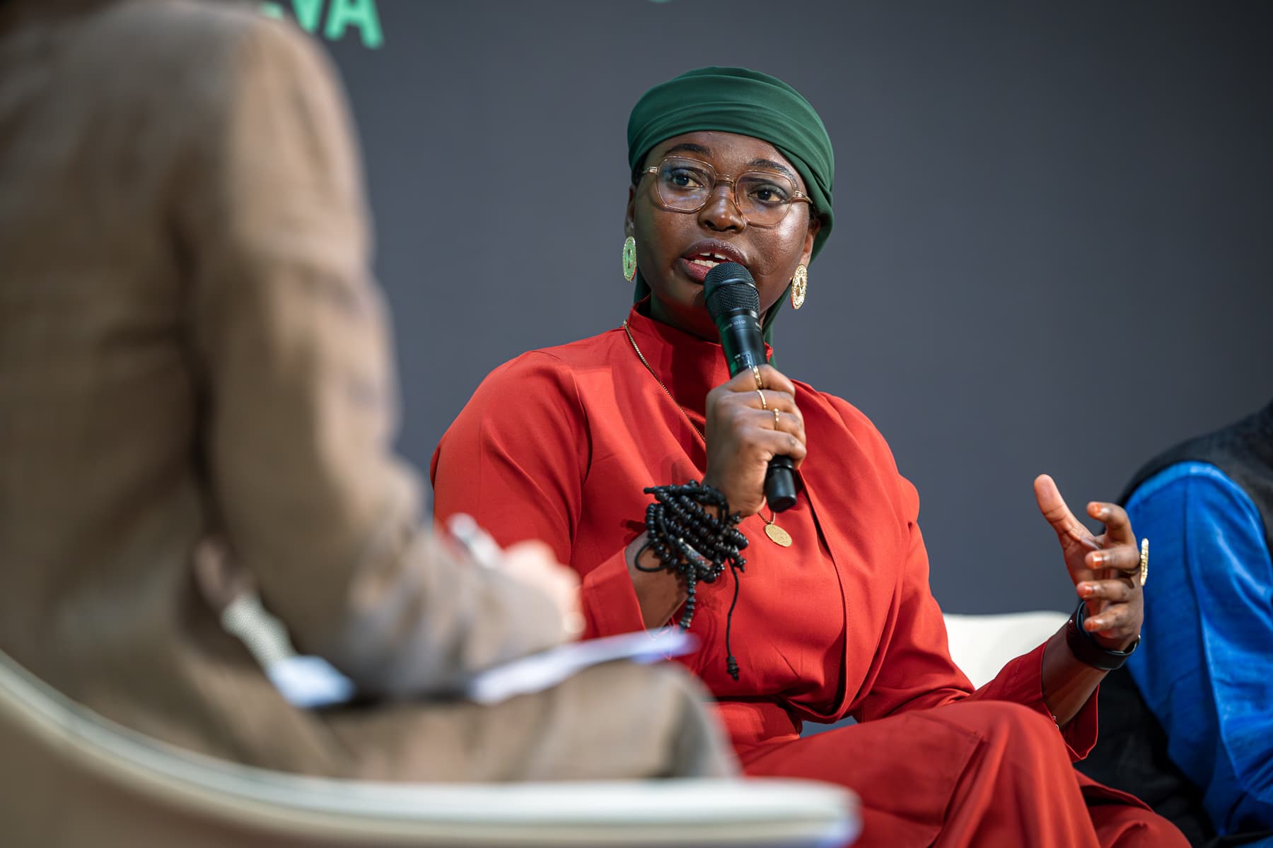 #YAS25 Laureate Aminata Savané © Young Activists Summit/Antoine Tardy 