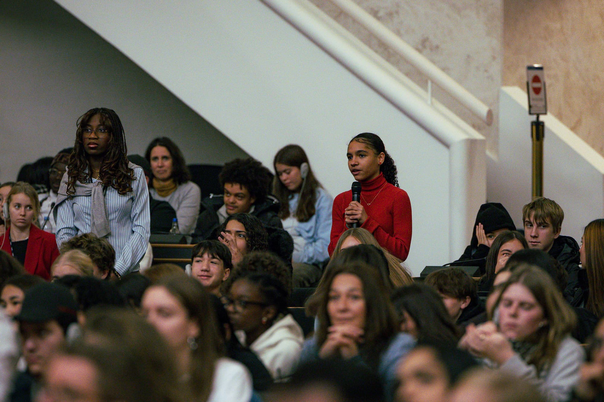 Snapshot of #YAS25 - November 20th, UN Geneva Assembly Hall © Young Activists Summit/Antoine Tardy 