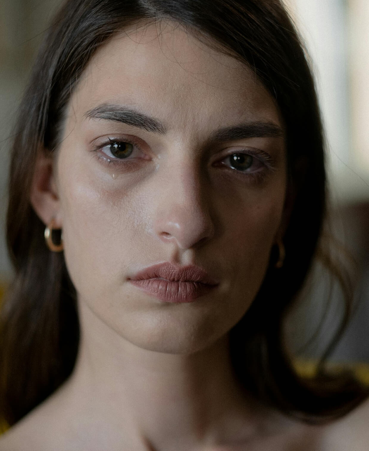mujer triste