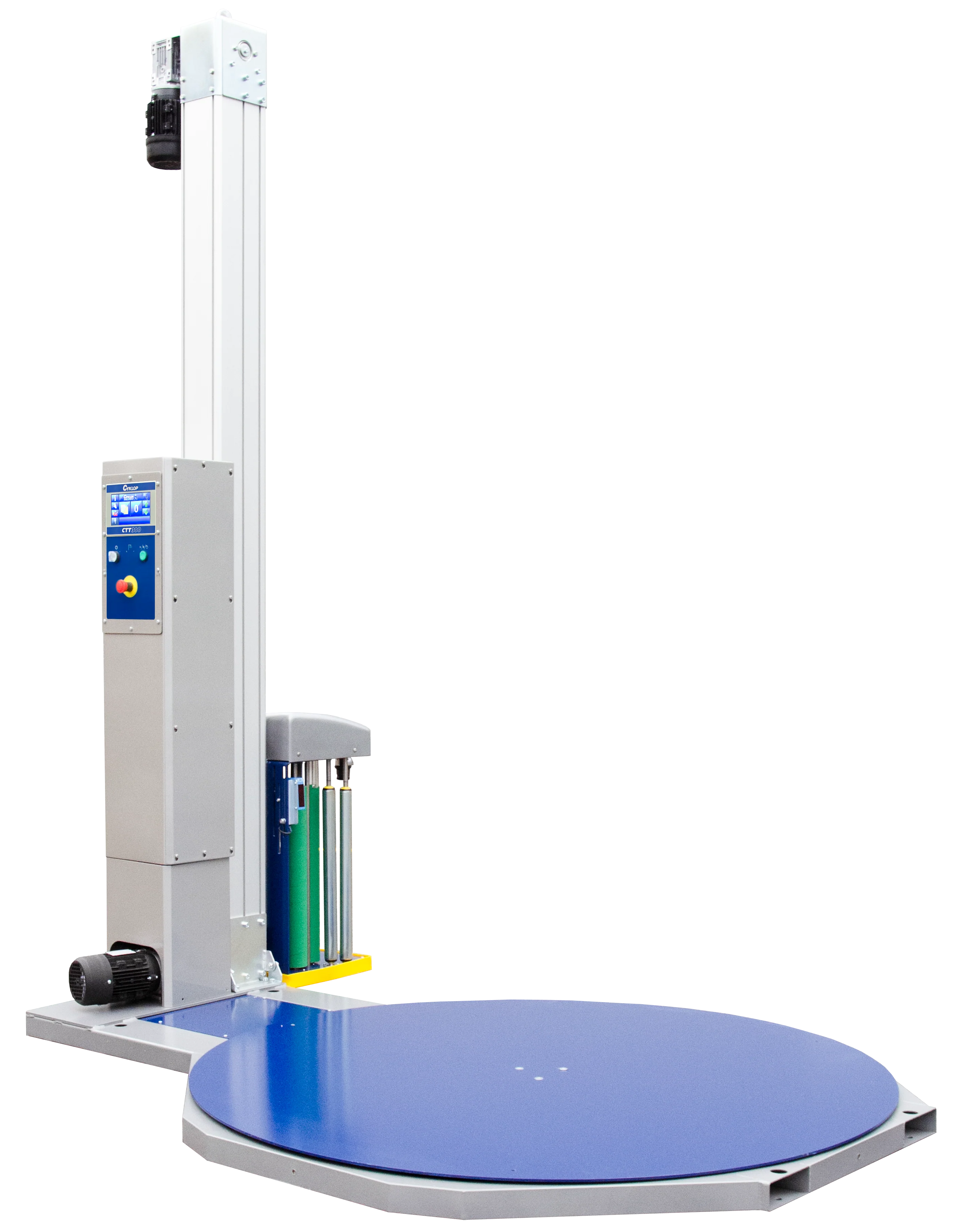 Turntable wrapping machine