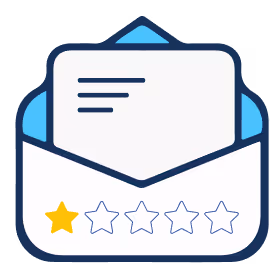 a vector image of email reputation