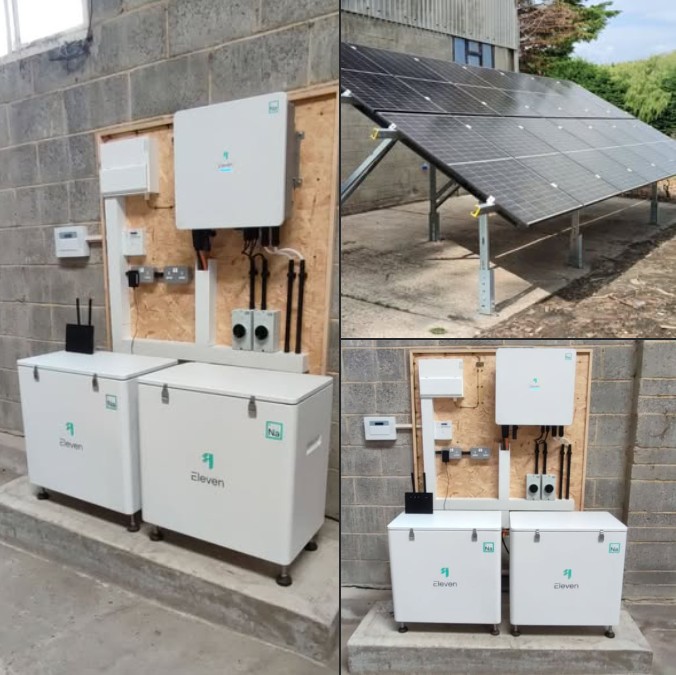 Eleven Energy Sodium Battery Off-grid Setup
