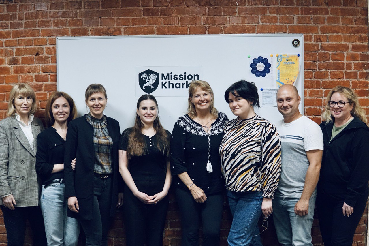Anna Maria Antonovich con la Misión Kharkiv
