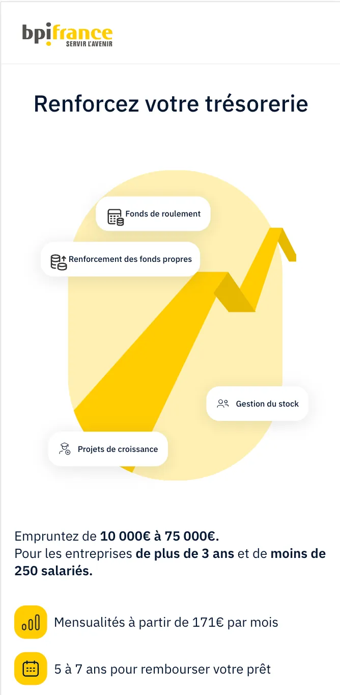 Bpi france - Simulateur Flash