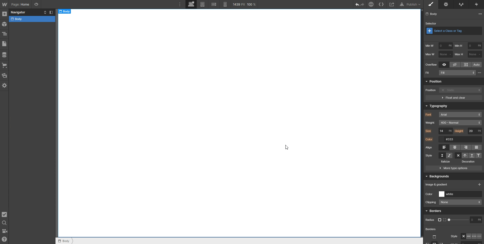 Ajouter des polices sur Webflow